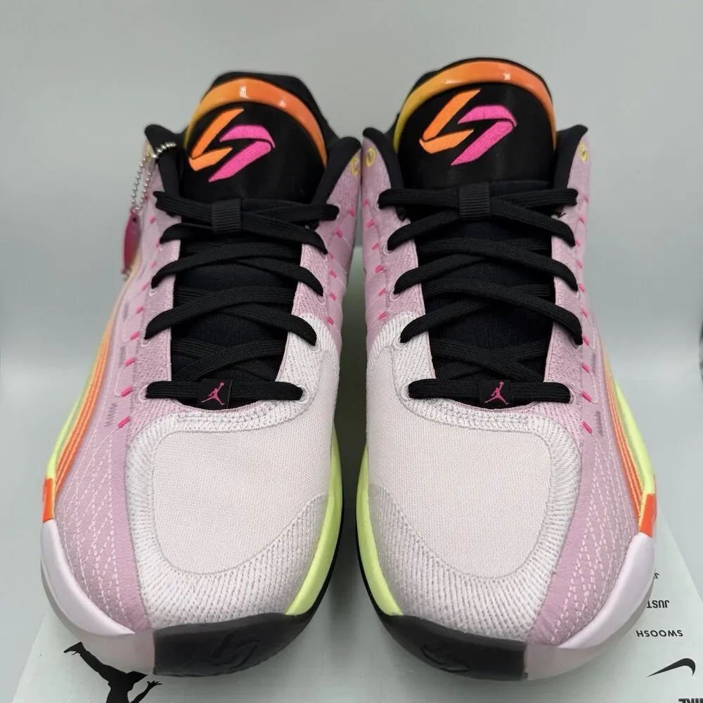 Jordan Luka 4 Gone Fishing Sneakers Pink Yellow IB7903-600 Men's Size 10.5 Shoes